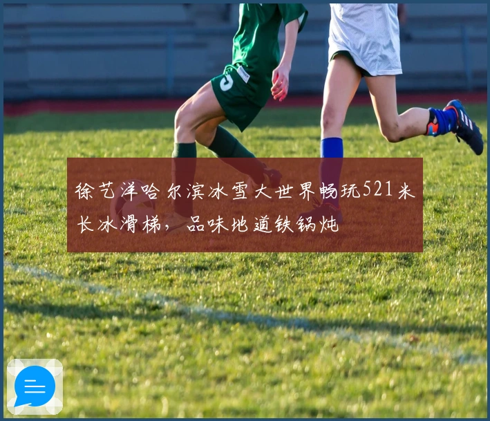 徐艺洋哈尔滨冰雪大世界畅玩521米长冰滑梯，品味地道铁锅炖